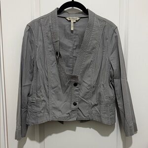 BCBGeneration Gray Cropped Blazer